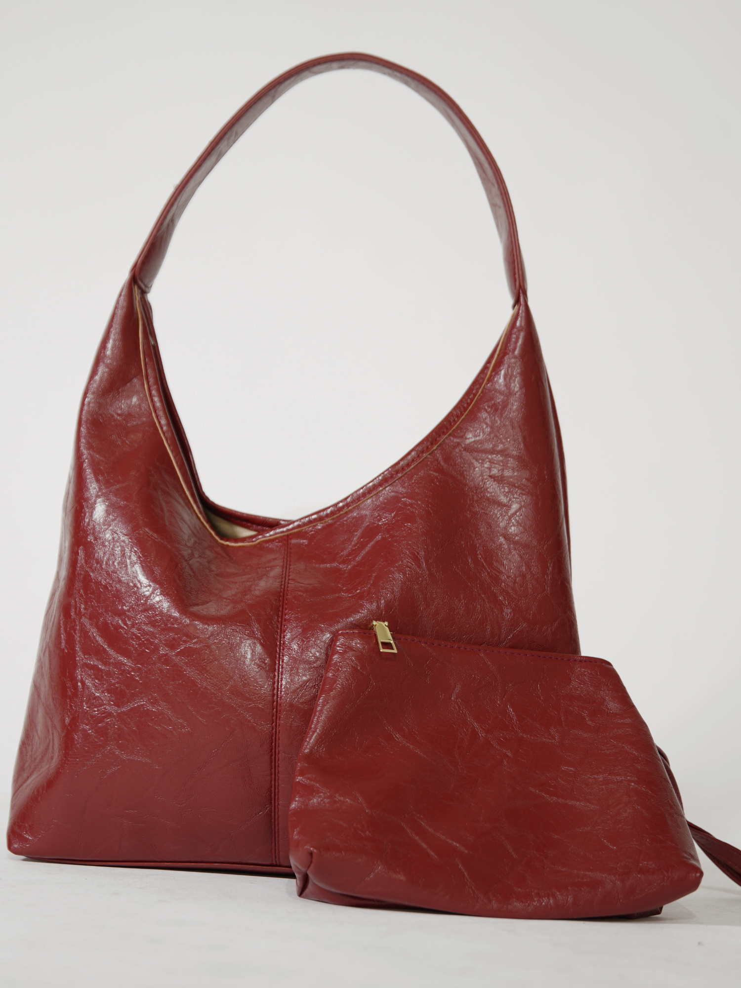 Vintage-Inspired Distressed Leather Tote