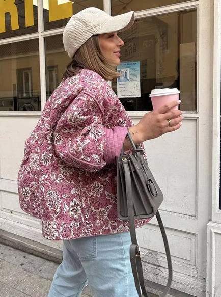 Women's Cozy Insulated Jacket for Fall and Winter