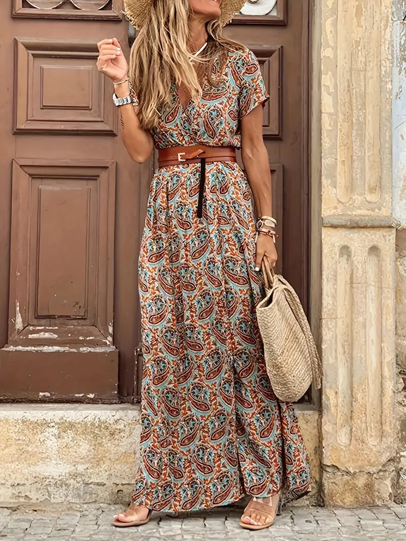 Bohemian-Inspired Long Maxi Dress for Women