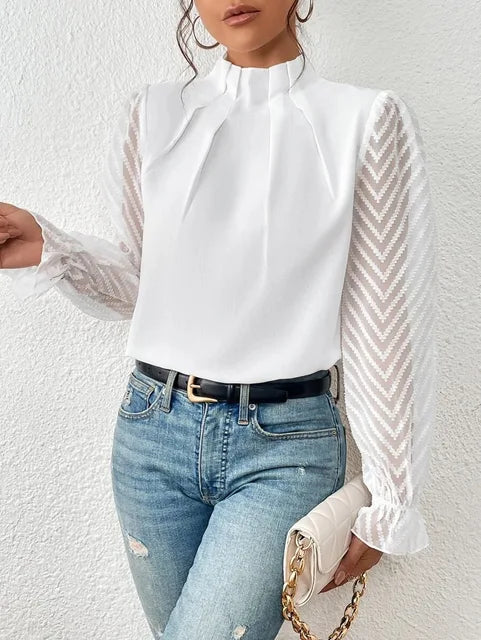 Fabiana - Chic Long-Sleeve Blouse