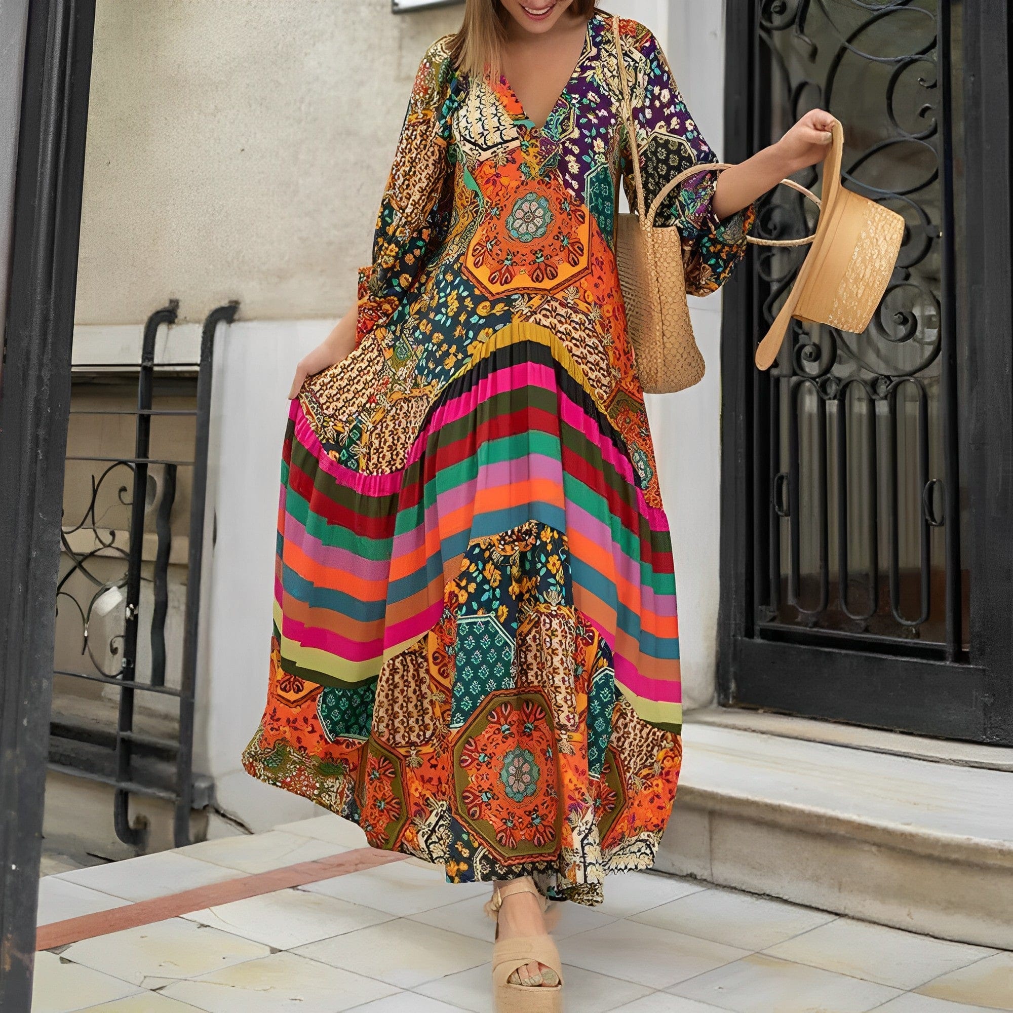 Chic Bohemian Elegance Dress